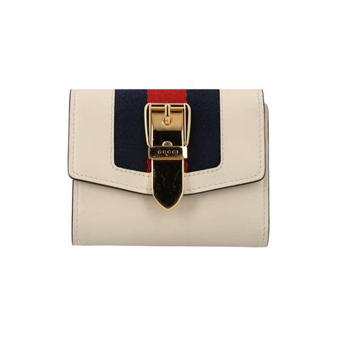 sylvie gucci wallet white green|authentic Gucci purse wallet.